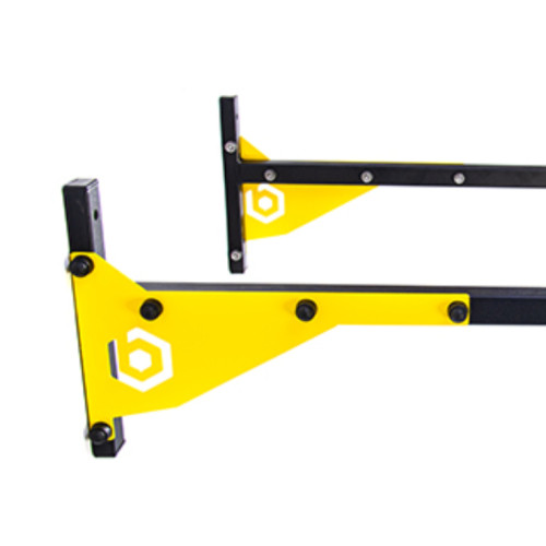 Турник  Besport BS-T0202 с 4 ручками желтый - фото №7